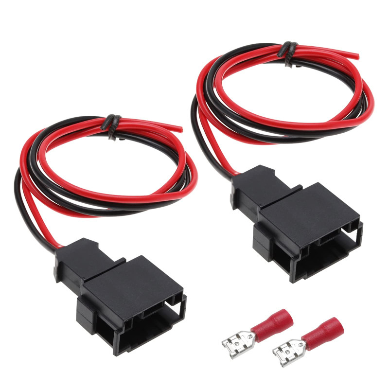 2pcs Câbles de Rechange pour Haut-Parleur Avant de Voiture Compatible avec BMW Série 3 E46 1998-2006 Harnais de Cordon de Haut-P 2pcs Câbles de Rechange pour Haut-Parleur Avant de Voiture Compatible avec BMW Série 3 E46 1998-2006 Harnais de Cordon de Haut-P