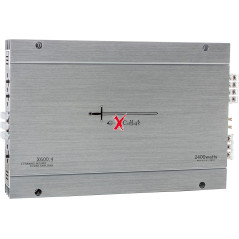 Excalibur X600-4 Amplificateur Auto 4 Canaux 2400W Max 4×60W RMS 4 Ohm stable 2 Ohm réponse 20Hz–20kHz filtre high/low pass vari
