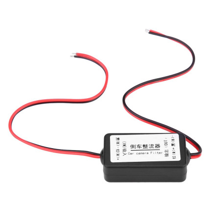 Alimentation redresseur à condensateur de filtre 12V CC, caméra de recul de voiture relais de puissance condensateur filtre redr