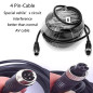 CAMECHO Caméra de recul pour Voiture+7" LCD Moniteur Kit 12V - 24V Kit de système de Parking pour caméra de Vision Nocturne étan