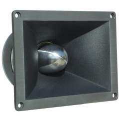 1 MASTER AUDIO BST300 Driver Tweeter à Compression 12 x 16 cm 350 Watt rms et 700 Watt Max Disco Party impédance 4 ohms sensibil