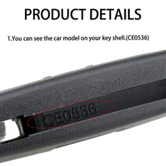 Clé de Voiture à Distance Flip pour Peugeot 207 307 308 407 607 807 2/3/4 Boutons HU83/VA2 pour citroën C2 C3 C4 C5 C6 Coque de 