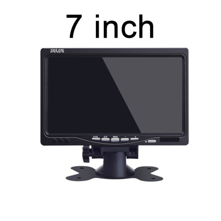 7 '' Pouces TFT LCD HD Moniteur de Voiture Vue arrière de la Voiture Moniteur de stationnement avec 2 entrées vidéo pour caméra