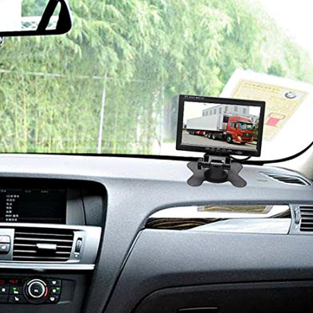 7 '' Pouces TFT LCD HD Moniteur de Voiture Vue arrière de la Voiture Moniteur de stationnement avec 2 entrées vidéo pour caméra