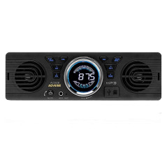 BOOMBOOST AV252 12V Voiture Carte SD autoradio Radio stéréo Radio Haut-parleurs intégrés avec Haut-parleurs Bluetooth