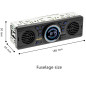 BOOMBOOST AV252 12V Voiture Carte SD autoradio Radio stéréo Radio Haut-parleurs intégrés avec Haut-parleurs Bluetooth BOOMBOOST AV252 12V Voiture Carte SD autoradio Radio stéréo Radio Haut-parleurs intégrés avec Haut-parleurs Bluetooth