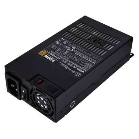SilverStone FX350-G - Série Flex, 350 W, Alimentation PC 80 Plus Gold, Ventilateur à Faible Bruit 40 mm - Noir