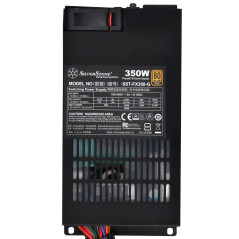 SilverStone FX350-G - Série Flex, 350 W, Alimentation PC 80 Plus Gold, Ventilateur à Faible Bruit 40 mm - Noir