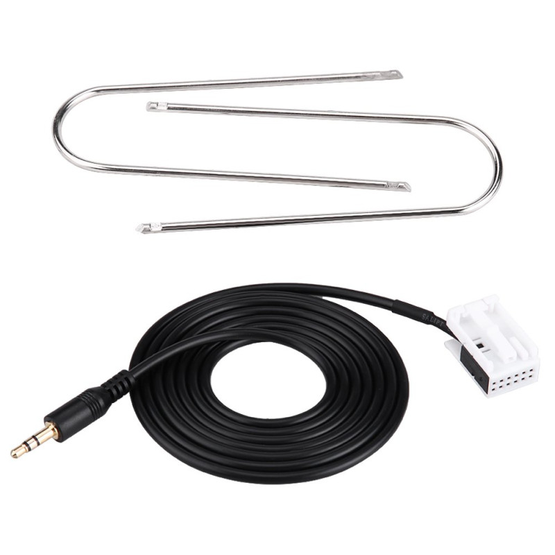 Keenso Câble Audio Auxiliaire de Voiture, Câble Auxiliaire Audio de Voiture avec Outils de Dépose de Radio Keenso Câble Audio Auxiliaire de Voiture, Câble Auxiliaire Audio de Voiture avec Outils de Dépose de Radio