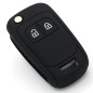 Finest-Folia - Coque en silicone OE pour clé de voiture à 2 boutons Noir Finest-Folia - Coque en silicone OE pour clé de voiture à 2 boutons Noir