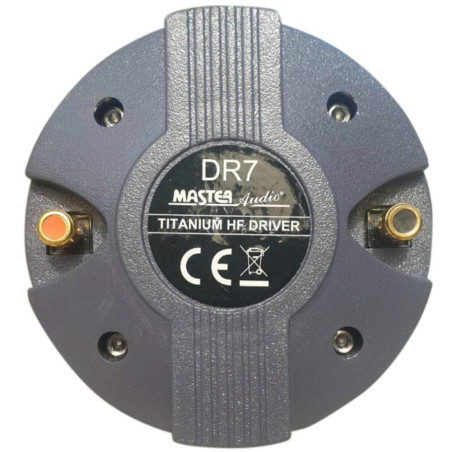 MASTER AUDIO 1 Driver DR7 DR 7 Tweeter Compression 200 Watts rms 400 Watts Max 3,44 cm Filetage pour Klaxons 8 ohms 110 DB 44 mm