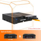Icy Dock Rack Mobile, backplane Cage, boitier de Rack Hot Swap pour 2 HDD ou SSD SAS/SATA 2.5" + Emplacement 3.5" pour Baie de 5 Icy Dock Rack Mobile, backplane Cage, boitier de Rack Hot Swap pour 2 HDD ou SSD SAS/SATA 2.5" + Emplacement 3.5" pour Baie de 5