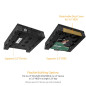 Icy Dock Rack Mobile, backplane Cage, boitier de Rack Hot Swap pour 2 HDD ou SSD SAS/SATA 2.5" + Emplacement 3.5" pour Baie de 5 Icy Dock Rack Mobile, backplane Cage, boitier de Rack Hot Swap pour 2 HDD ou SSD SAS/SATA 2.5" + Emplacement 3.5" pour Baie de 5