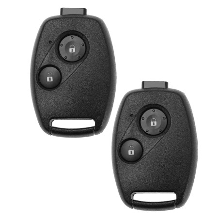 EMSea 2pcs Ensemble Télécommandes à 2 Boutons pour Clé de Voiture Compatible avec Honda Civic Jazz CRV Insight Record Fit Frv Lo