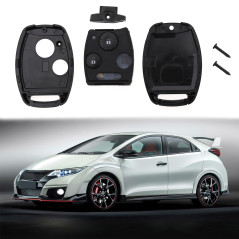 EMSea 2pcs Ensemble Télécommandes à 2 Boutons pour Clé de Voiture Compatible avec Honda Civic Jazz CRV Insight Record Fit Frv Lo