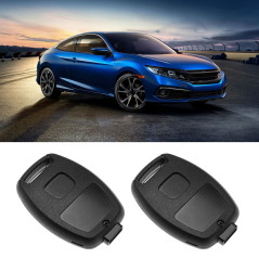 EMSea 2pcs Ensemble Télécommandes à 2 Boutons pour Clé de Voiture Compatible avec Honda Civic Jazz CRV Insight Record Fit Frv Lo