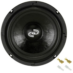 KIT Set pour Pyle PDMW6 1 Enceinte midwoofer 16,5 cm 165 mm 6,5", 125 Watts rms et 250 Watts Max, impédance 8 ohm, pour soirée à