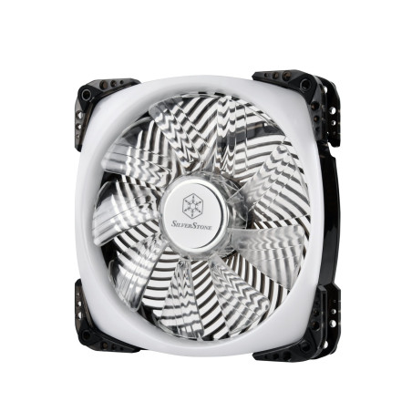 SilverStone SST-AP142-ARGB - Série Air Penetrator Ventilateur PWM pour ordinateur 140mm, roulement à billes, lame transparente a