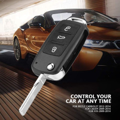 KSTE 5K0837202AD 3 Bouton Voiture Télécommande clé 434MHz ID48 Chip émetteur for Caddy