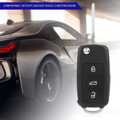 KSTE 5K0837202AD 3 Bouton Voiture Télécommande clé 434MHz ID48 Chip émetteur for Caddy
