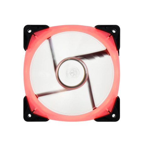 SilverStone SST-FW123-RGB - Série FW Ventilateur 120mm PWM, lame transparente avec cadre noir, roulement à billes, LED RGB