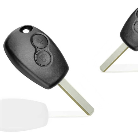 Coque pour clé télécommande pour Renault Clio Twingo Mégane Laguna KANGOO, 2 touches