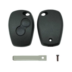 Coque pour clé télécommande pour Renault Clio Twingo Mégane Laguna KANGOO, 2 touches