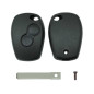 Coque pour clé télécommande pour Renault Clio Twingo Mégane Laguna KANGOO, 2 touches