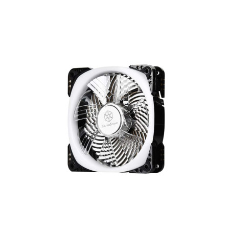 SilverStone SST-AP124-ARGB - Série Air Penetrator Ventilateur PWM pour ordinateur 120mm, roulement à billes, lame transparente a