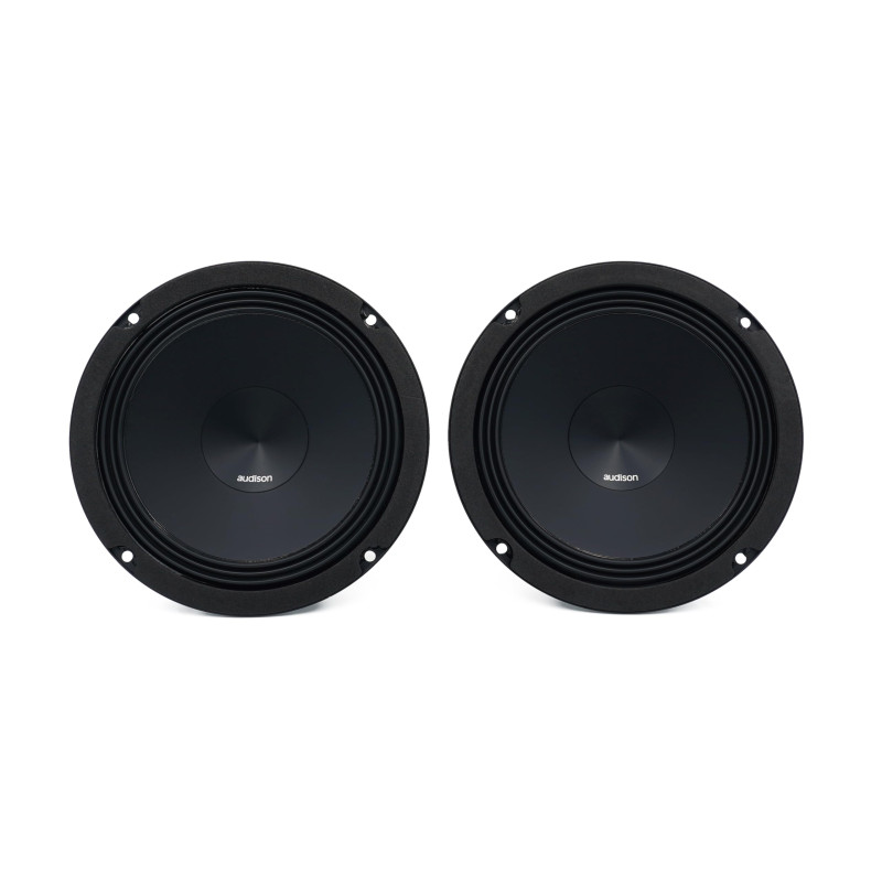 Audison AP 6.5 – Paire de woofers 165 mm, 210W Peak, cône Papier pressé à Haut Amortissement, Structure Compatible OEM Audison AP 6.5 – Paire de woofers 165 mm, 210W Peak, cône Papier pressé à Haut Amortissement, Structure Compatible OEM