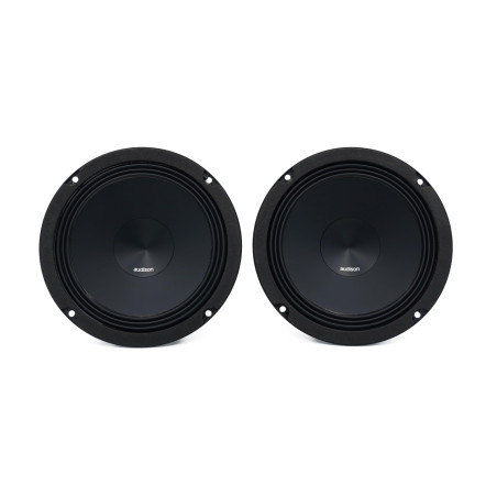 Audison AP 6.5 – Paire de woofers 165 mm, 210W Peak, cône Papier pressé à Haut Amortissement, Structure Compatible OEM