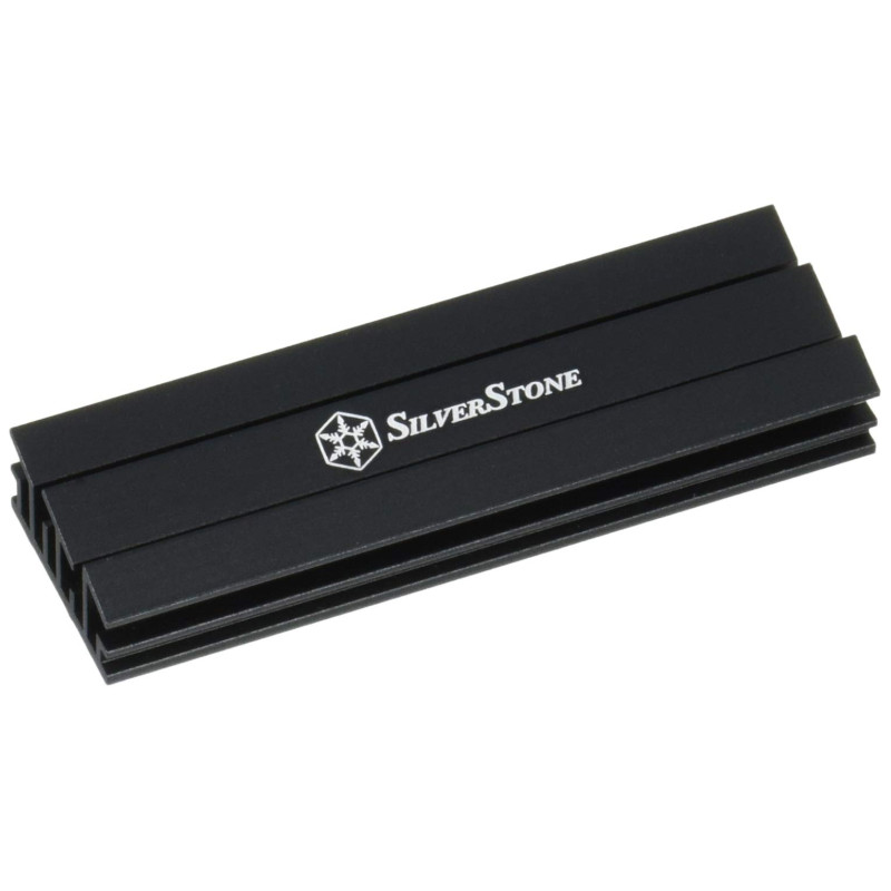 SilverStone SST-TP02-M2 - M.2 set de refroidissement pour M.2 SSD jusqu'à 80mm de long, aluminium SilverStone SST-TP02-M2 - M.2 set de refroidissement pour M.2 SSD jusqu'à 80mm de long, aluminium