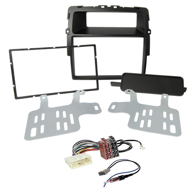 Sound-way Kit Montage Cadre de Radio Adaptateur Autoradio 2 DIN Compatible avec Nissan Primastar/Opel Vivaro/Renault Trafic II Sound-way Kit Montage Cadre de Radio Adaptateur Autoradio 2 DIN Compatible avec Nissan Primastar/Opel Vivaro/Renault Trafic II