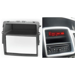 Sound-way Kit Montage Cadre de Radio Adaptateur Autoradio 2 DIN Compatible avec Nissan Primastar/Opel Vivaro/Renault Trafic II