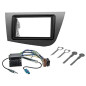 Sound-way Kit Montage Cadre de Radio Adaptateur Autoradio 2 DIN Compatible avec Seat Leon 2005-2012 Sound-way Kit Montage Cadre de Radio Adaptateur Autoradio 2 DIN Compatible avec Seat Leon 2005-2012