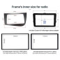 Sound-way Kit Montage Cadre de Radio Adaptateur Autoradio 2 DIN Compatible avec Seat Leon 2005-2012 Sound-way Kit Montage Cadre de Radio Adaptateur Autoradio 2 DIN Compatible avec Seat Leon 2005-2012