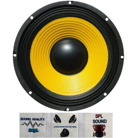 WEB 1 W-108 Haut-Parleur woofer 25,00 cm 250 mm 10" avec 75 Watts rms et 150 Watts Max avec Une impédance de 8 ohms fête Maison