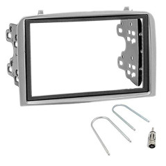 Sound-way - Kit Montage Cadre de Radio Adaptateur autoradio 2 DIN pour Alfa Romeo 147 / GT avec Supports de Montage - KA11-188