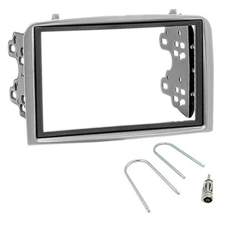 Sound-way - Kit Montage Cadre de Radio Adaptateur autoradio 2 DIN pour Alfa Romeo 147 / GT avec Supports de Montage - KA11-188