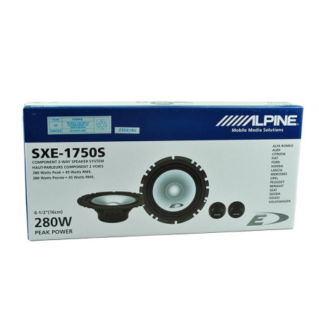Alpine SXE-1750S Haut-parleurs composants (17 cm, 28 0w) (Import Royaume Uni)