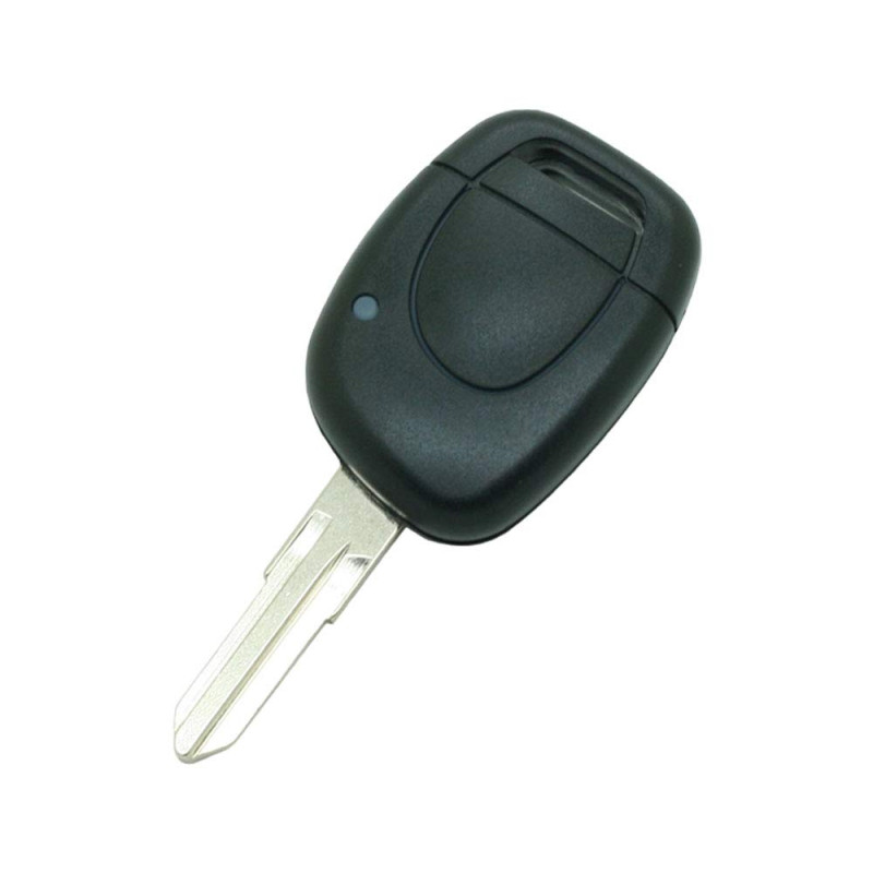 BROVACS Coque de clé de rechange compatible avec Renault Clio Kangoo Twingo Master 1 bouton entrée sans clé télécommande Fob VAC BROVACS Coque de clé de rechange compatible avec Renault Clio Kangoo Twingo Master 1 bouton entrée sans clé télécommande Fob VAC