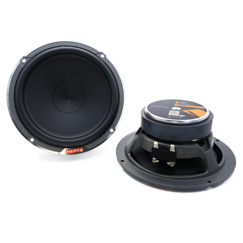 Hertz MP 165P.3 Woofers 165 mm avec Technologie V-Cone, Papier Pressé, 3 Ohm, 200W Peak, pour Systèmes Audio de Voiture Haute Dy Hertz MP 165P.3 Woofers 165 mm avec Technologie V-Cone, Papier Pressé, 3 Ohm, 200W Peak, pour Systèmes Audio de Voiture Haute Dy