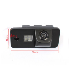 Kalakass Caméra de Recul Voiture en Couleur Caméra Imperméable IP67 avec 170° Large Angle Vision Nocturne pour A3 A4 A5 A6 A8 Q3