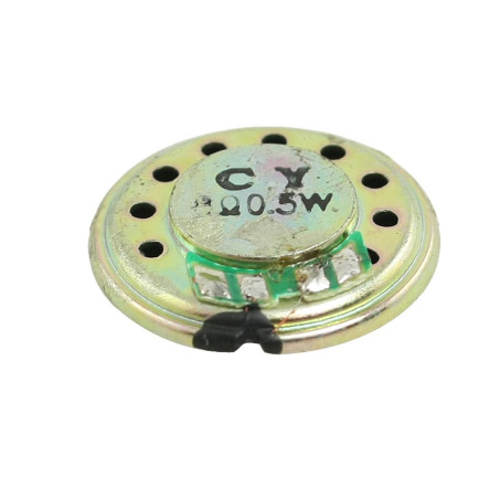 sourcing map 8 Ohm 0.5W 20mm Dia. Rond Mince Haut-Parleur Interne pour Jouets Aimant