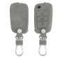 kwmobile Accessoire Clef de Voiture Compatible avec VW Golf 7 MK7 3-Bouton - Coque de Clé de Voiture en Nubuck - Gris kwmobile Accessoire Clef de Voiture Compatible avec VW Golf 7 MK7 3-Bouton - Coque de Clé de Voiture en Nubuck - Gris