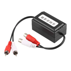 Aramox Stéréo de suppresseur de Filtre de Bruit de Radio Audio, suppresseur de Bruit des véhicules à Moteur d'amplificateur des 