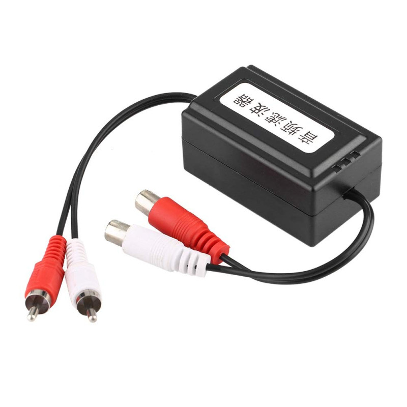 Aramox Stéréo de suppresseur de Filtre de Bruit de Radio Audio, suppresseur de Bruit des véhicules à Moteur d'amplificateur des Aramox Stéréo de suppresseur de Filtre de Bruit de Radio Audio, suppresseur de Bruit des véhicules à Moteur d'amplificateur des