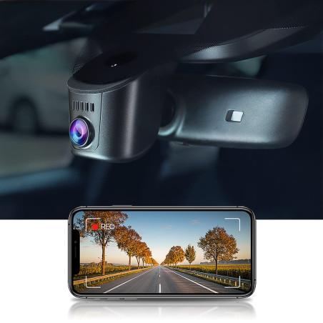 Fitcamx Dashcam Compatible avec Porsche 911(992), Cayenne (9YA 9Y0 9Y3), Panamera (971) et Taycan(modèle A), 2160P 4K OEM WiFi C