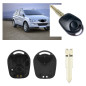 EMSea 2pcs Coque de Clé à Distance de Voiture 1 Bouton Compatible avec Actyon SUV Kyron Rexton Boîtier de Couverture Boîtier de EMSea 2pcs Coque de Clé à Distance de Voiture 1 Bouton Compatible avec Actyon SUV Kyron Rexton Boîtier de Couverture Boîtier de