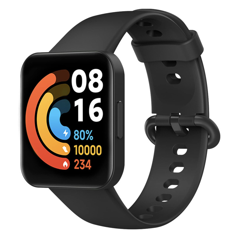 MoKo Bracelet Compatible avec Redmi Watch 2 Lite/Xiaomi Poco Watch, Bracelet de Montre de Remplacement Réglable en Silicone Soup